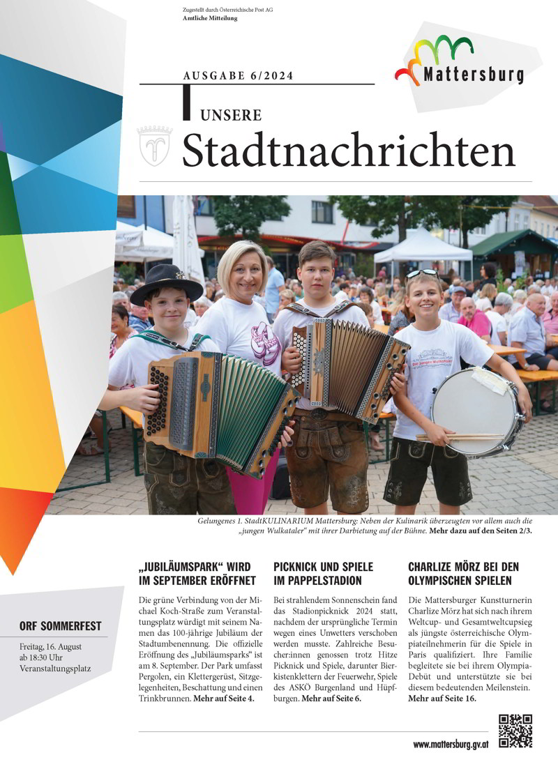 Unsere Stadtnachrichten Ausgabe 6/2024